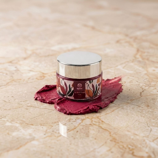Cheek & Lip Buttery Tint – Dark Red No.05