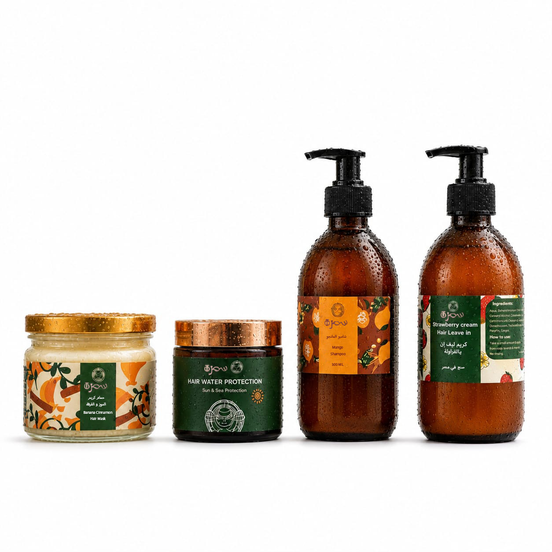 Hair Moisturising Summer Set "Complete Summer Hair Protection & Repair Routine"