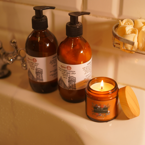White Musk - Bath Set - Hand & Body Wash + Hand & Body Lotion
