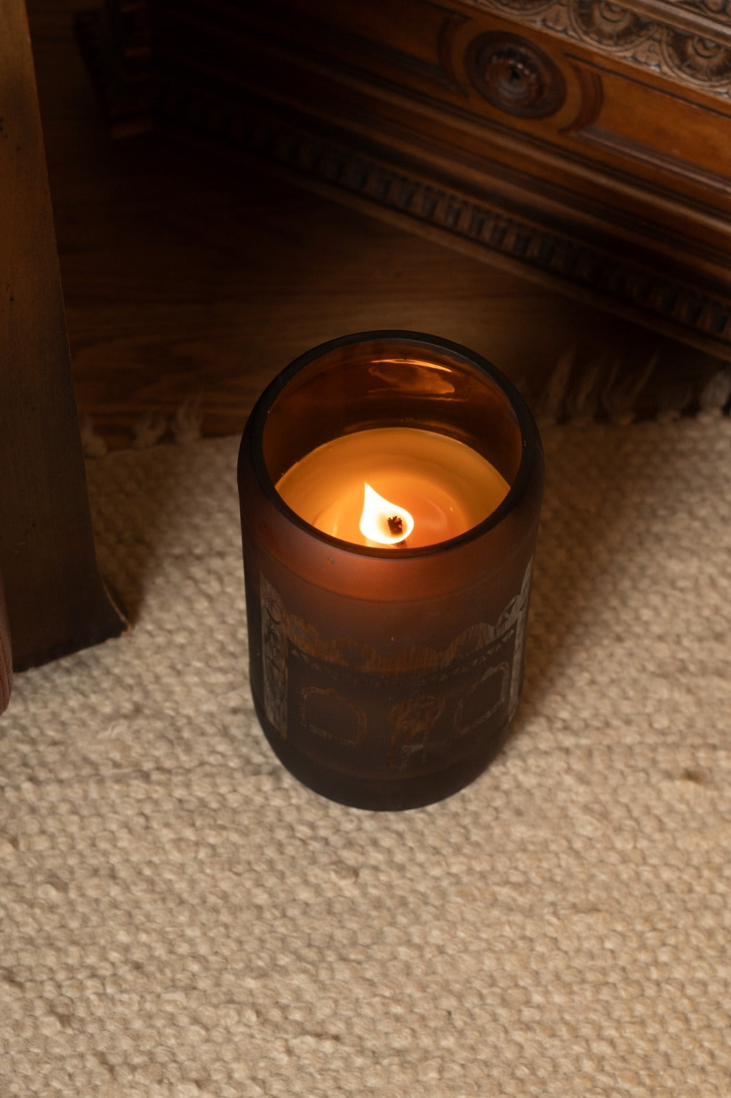 XL Outdoor Upcycled Glass Candle