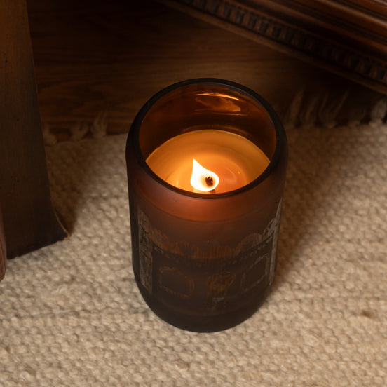 XL Outdoor Upcycled Glass Candle