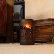 XL Outdoor Upcycled Glass Candle